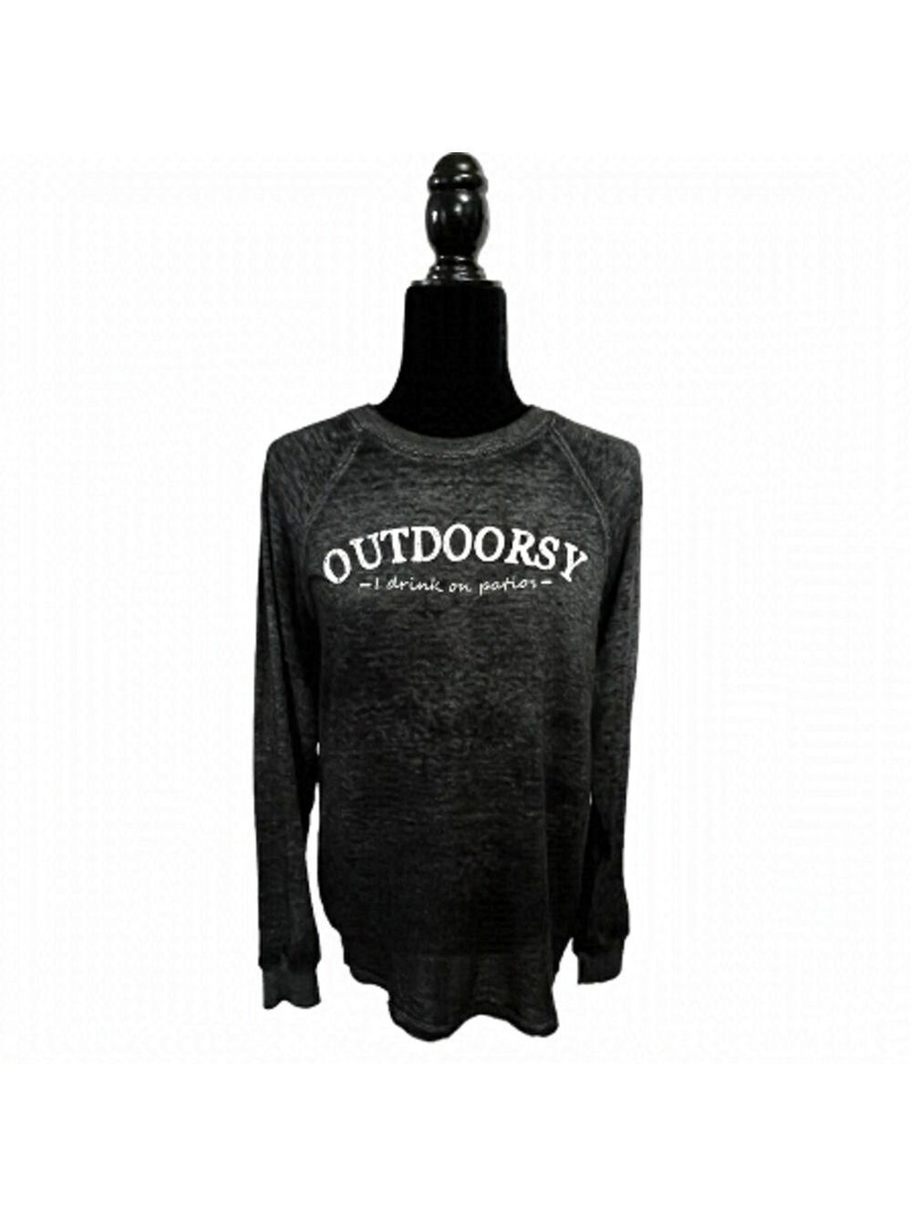 Long Sleeve Crew Neck Lightweight Top